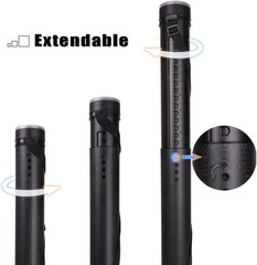 Adjustable Waterproof Poster Storage Tube 24″-40″ Black for Artwork & Blueprints