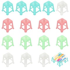 16Pcs Mini Canvas Stands for Painting Small Canvas Stands, Blue/Pink/White/Green