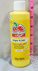 MATTE BRIGHT YELLOW PAINT FITS 20471E 8 FL OZ FOR APPLE BARREL USERS