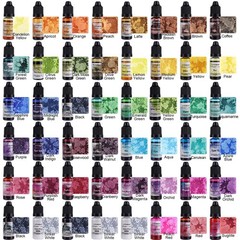 LETS RESIN 48pcs Concentrated Alcohol Ink Set, Vibrant Colors Alcohol-Based