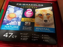 Prismacolor Technique 36 Colored Pencils Online Lessons Bundle NEW NIP 47 CT