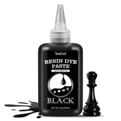 Black Epoxy Resin Pigment Paste 4.5oz Concentrated Black Resin Dye Paste for…