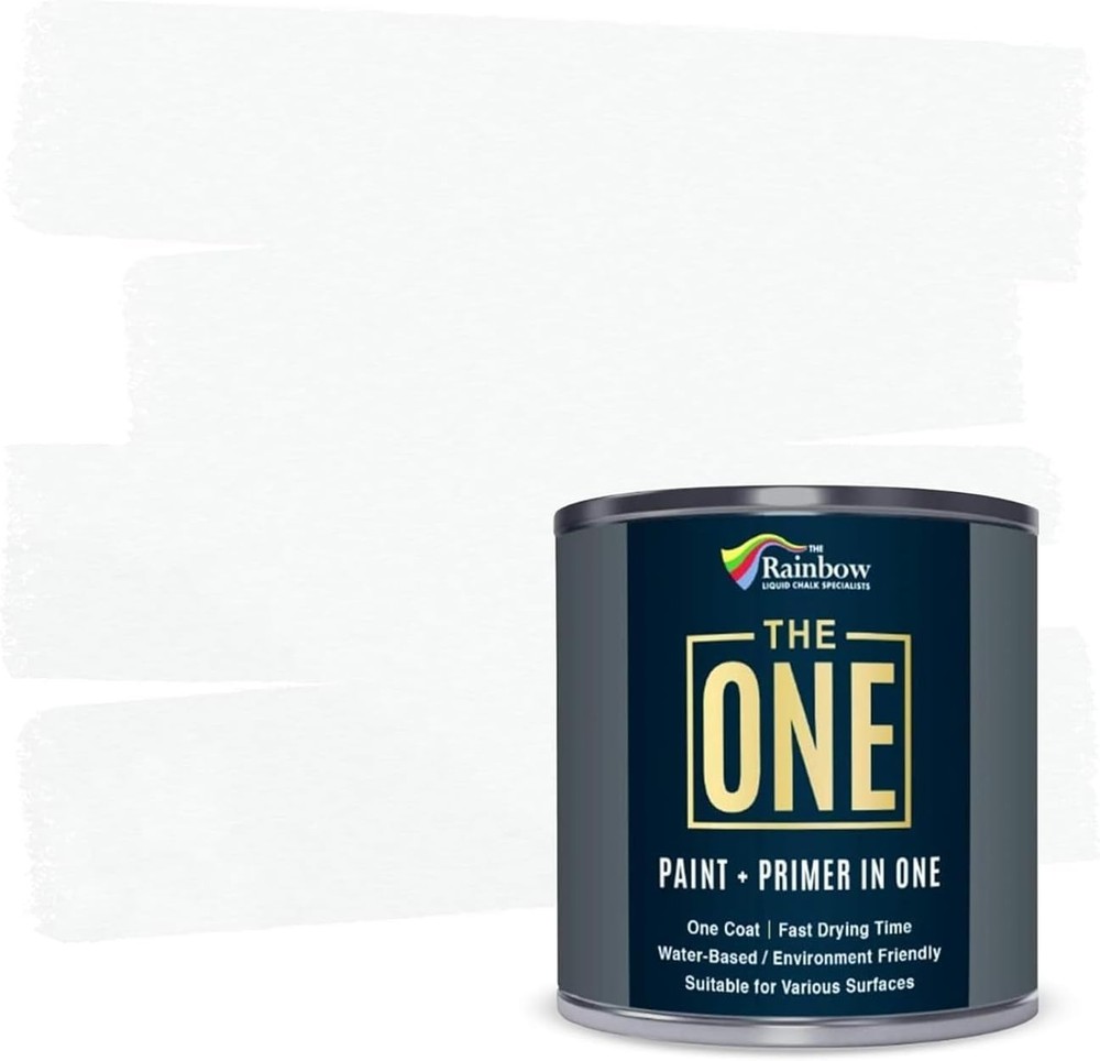 Eco Friendly Water Based Off White Gloss Paint Primer 8.5oz