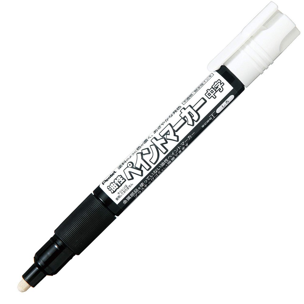 Pentel Oil-Based Paint Marker Medium Tip MMP20-W White