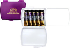 Mission Tourmaline Two-Tone Granulation Water Color Paint Unique
