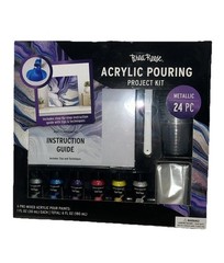 * New Brea Reese Acrylic Pouring Project Kit Metallic 24 pieces – Pre-mixed