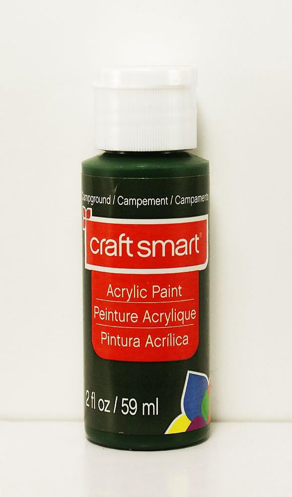 Craft Smart Acrylic Paint 2 Fl.Oz. 1 Bottle 50 + Colors (Campground)