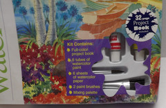 Watercolor Painting Kit Walter Foster Project Manual w Paint, Paper,Palette 1998