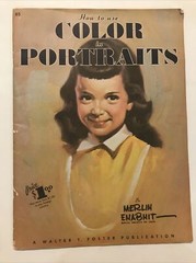 Vintage Walter Foster How to Use Color in Portraits by Merlin Enabnit
