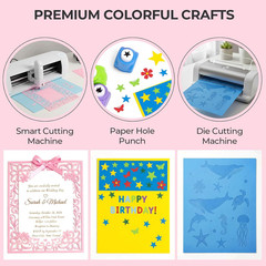 235Sheets 8.27″ X 11.7″ Construction Paper Assorted Colors, 12 Colored Cardstock