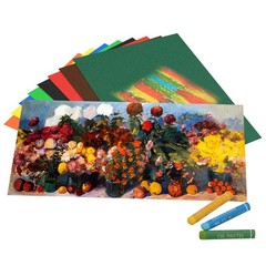 Green Oil Pastels, 12Pcs Soft Oil Crayons Creamy Pastels Stick Art Supplies f…