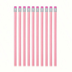 HB Graphite Pencil Set With Erasers School Office Art Drawing Writing Supplies