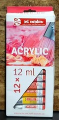 Royal Talens – Art Creation Acrylic Paint Set 12 x 12ml Tubes – New