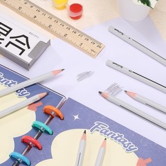 2B Graphite Pencils, 6Pcs Sketching Pencils Wood Art Supplies Set