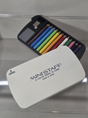 Ministaff Mini Color Pencils In Card Case