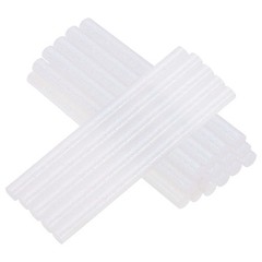 4×0.27 Inch Glitter Hot Glue Sticks, 38 Pcs Glue Gun Sticks, White and Colorful