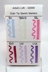 Michaels GEMS* Artist’s Loft Dual-Tip Sketch Alcohol Markers, 6pc. #15a