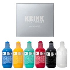 KRINK K-60 Box Set 6 Pack – Permanent Alcohol-Based Paint Mop Pen 15mm Round Tip