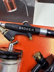 Vintage Badger Air Brush Set Accessories Model No 350 – NEW IN Box
