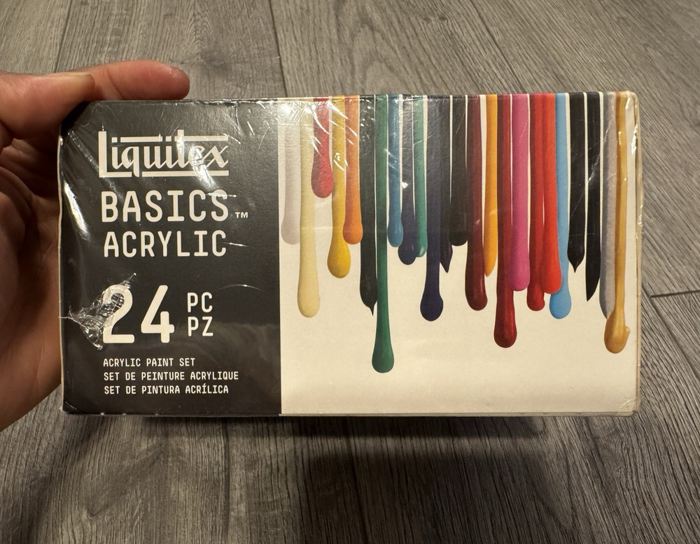 Liquitex Basics Acrylic Paint Set, 24-Count Multicolor 22 mL Tubes