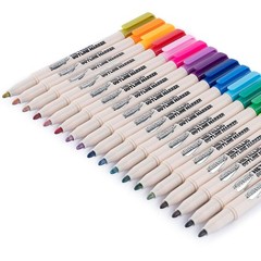 18pcs Outline Shimmering Markers with Metallic for Fun Art Drawing Craft DIY