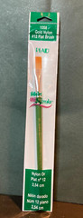 Plaid One Stroke Brush-1058 Flat Size 12 Gold Nylon New