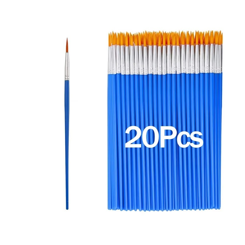 Best Model Miniature Paint Brushes Small Detail Art Paint Brush with Set 10 Pcs