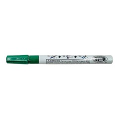 2 Markers Uni-Paint 63704 PX-21 Oil-Based Paint Marker Green Fine Line