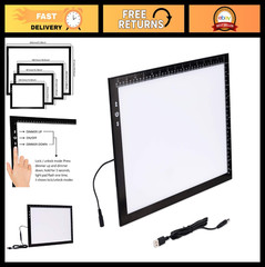 USB Dimmerable Light Box Art Pad – 6000 Lux Tracing Table for Drawing, Tattoo, A