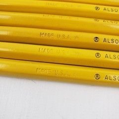 12 Eagle Verithin Colored Pencils Canary Yellow 735 Unsharpened Pencils No Box