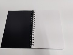 UCreate Poly Cover Sketch Book, Heavyweight, 6″ x 9″, Black, 75 Sheets