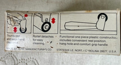 Vintage Orange Plastic Brayer With 4″ Rubber Roll Hunt Speedball No. 49P 4128