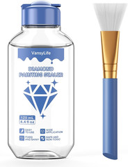 Diamond Painting Sealer, Diamond Painting Glue with Soft Bristle Brush, Keep Fi