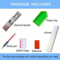 3 Gnome Winter Fall Halloween Thanksgiving Christmas 5D Diamond Drill Dot Kits !