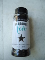 Heidi Swapp Marquee Love Black Glitter 3 Ounce Container