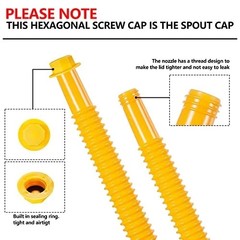 Long Gas Can Spout Replacement, Our replacement spout features a 2 Kit-10.2 in