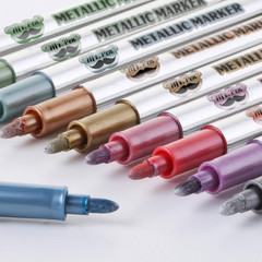 – Metallic Paint Markers, 10 Colors, Metallic Markers for Black Paper Pens to Wr