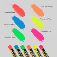 Vibrant Oil Pastels 50 Color Set – Metallic & Fluorescent Packs, 3pk Art Supplie