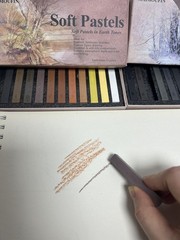 MAIMOUFIN 12-Pack Gray Tone Soft Pastel Sticks – Square Water-Soluble Grey