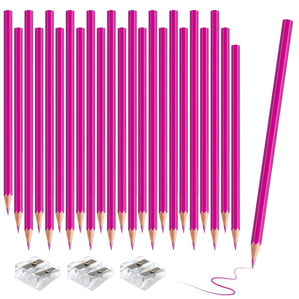 36 PCS Pink Colored Pencils PreSharpened Professional Wooden Art Painting