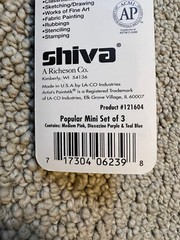 Jack Richeson 121604 3 MINI PAINTSTIK SET, POPULAR COLOR Shiva