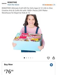 ROBOTIME Arts & Crafts 1600 Pcs