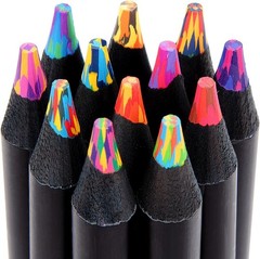 Stocking Stuffers, ArtSupplies,12Rainbow Colored Pencils/Fastdelivery in 3-5days