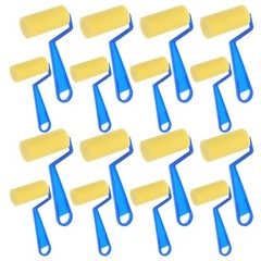 20 Pcs Sponge Rollers Painting Brush Set for Children Creative Craft Fun