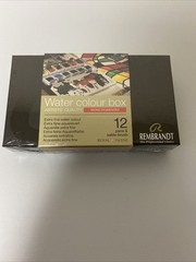 Rembrandt Talens Rembrandt Solid Watercolor Half Pan Mono Pigment 12-Color Set