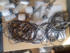 Airbrush Lot Of 6 Iwata and Paasche with many accessories all Untested