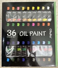 Ohuhu 36-Color Oil Paint Color Set, Multicolor Paint Colors
