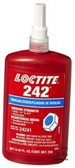 24241 Blue 242 Medium Strength Threadlocker, 250 mL Bottle