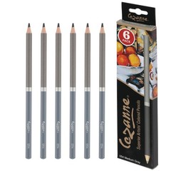 Creative Mark Premium Colored Pencils Medium Gray 6 Pack – Highly-Pigmented D…