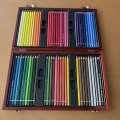 FABER-CASTELL wooden box 60 color set colored pencils